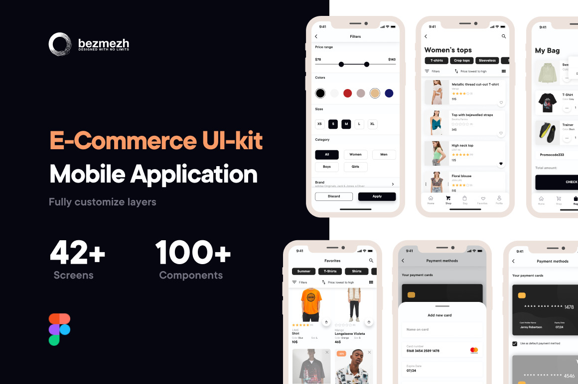 E-Commerce UI-kit Mobile Application