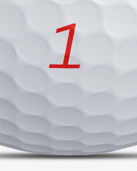 Golf Ball Mockup