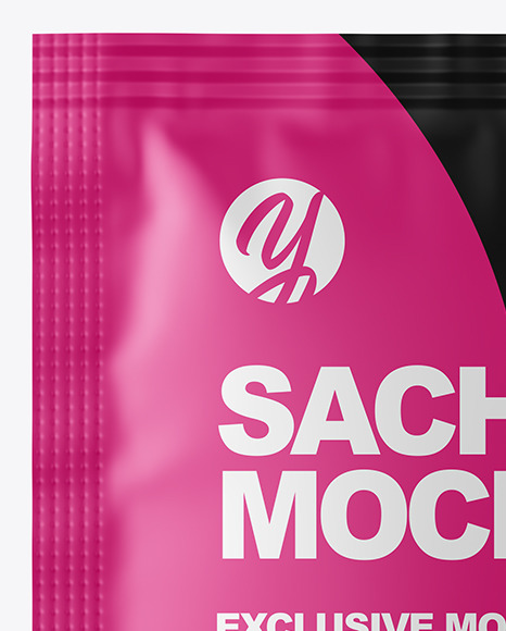 Matte Sachet Mockup