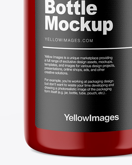 Glossy Spray Bottle Mockup