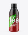 Tea Bottle with Condensation in Shrink Sleeve Mockup