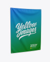 Wall Tapestry Mockup - Textile Fabric Banner Mockup