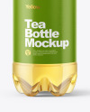 500ml PET Green Tea Bottle Mockup