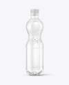 500ml PET Water Bottle Mockup