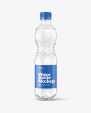 500ml PET Water Bottle Mockup