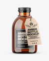 Amber Bottle Mockup