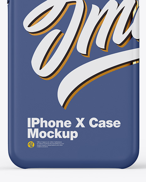 iPhone X Matte Case Mockup