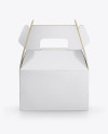 Glossy Paper Box Mockup