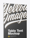 Glass Table Tent Mockup