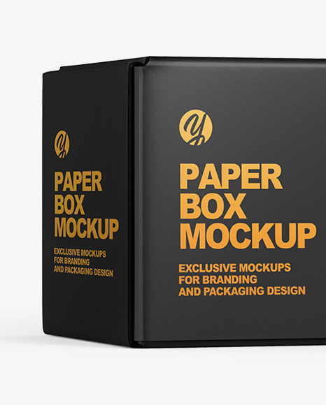 Paper Box Mockup