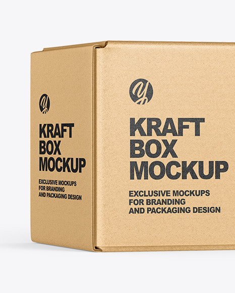 Kraft Box Mockup Kraft Box Mockup