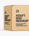 Kraft Box Mockup Kraft Box Mockup