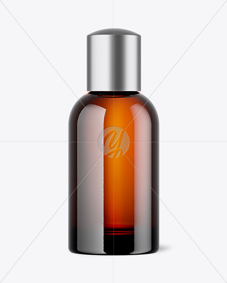 Amber Bottle Mockup