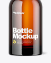 Amber Bottle Mockup