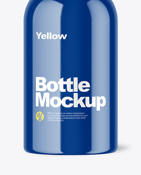 Glossy Bottle Mockup Glossy Bottle Mockup