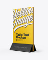 Plastic Table Tent Mockup