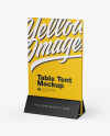 Plastic Table Tent Mockup