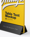 Plastic Table Tent Mockup