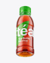 Tea Bottle with Condensation in Shrink Sleeve Mockup