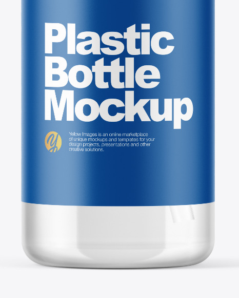 Clear Cosmetic Bottle with Pump Mockup