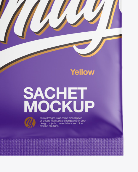 Matte Sachet Mockup