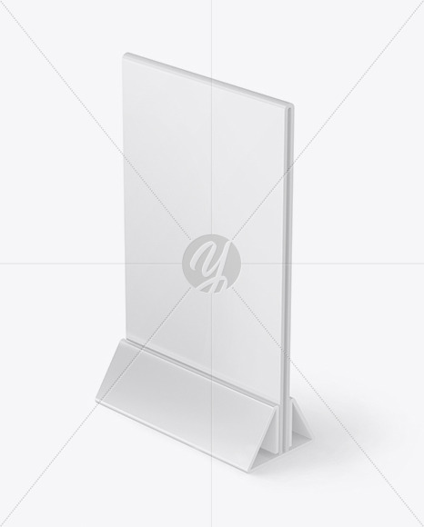 Plastic Table Tent Mockup