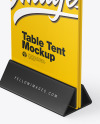 Plastic Table Tent Mockup