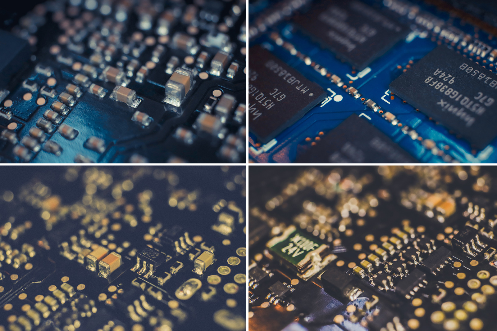 50 Microchip Macro Backgrounds