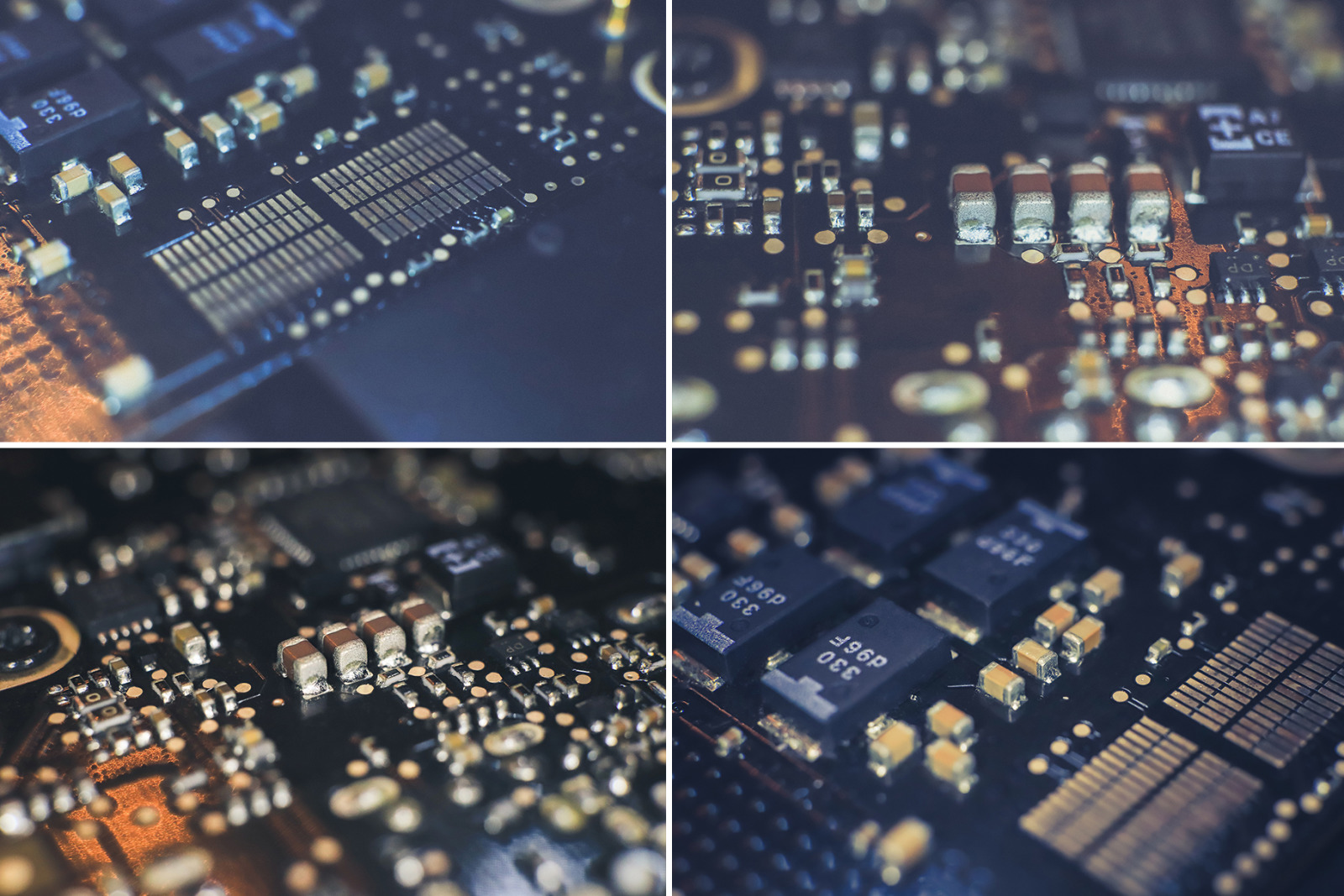 50 Microchip Macro Backgrounds