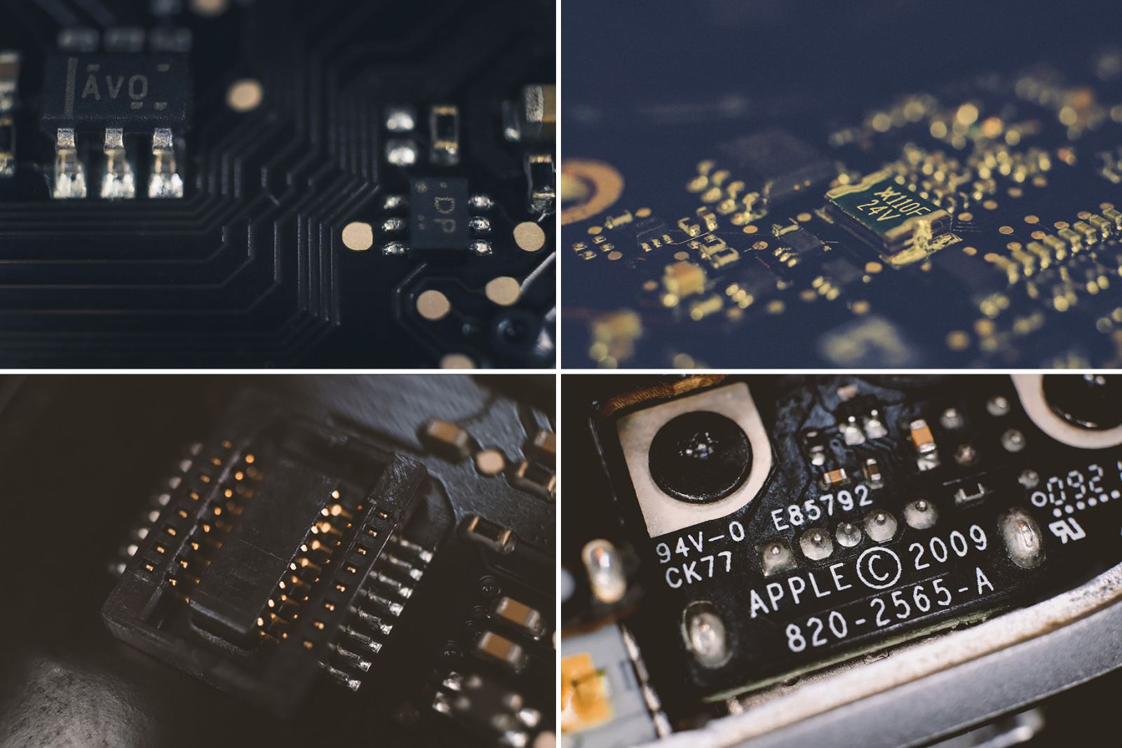 50 Microchip Macro Backgrounds