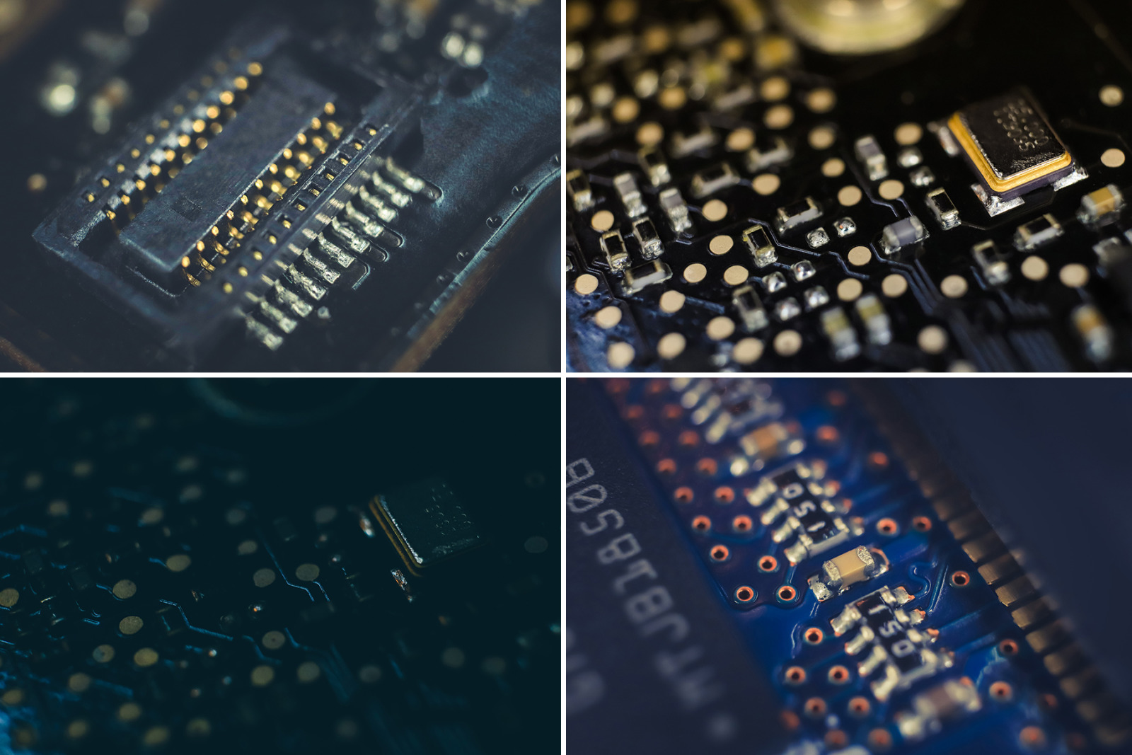 50 Microchip Macro Backgrounds