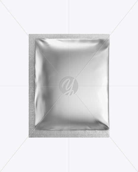 Metallic Sachet Mockup