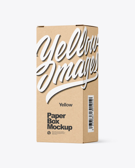 Kraft Paper Box Mockup