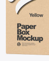 Kraft Paper Box Mockup