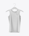 Sleeveless Shirt on Hanger Mockup