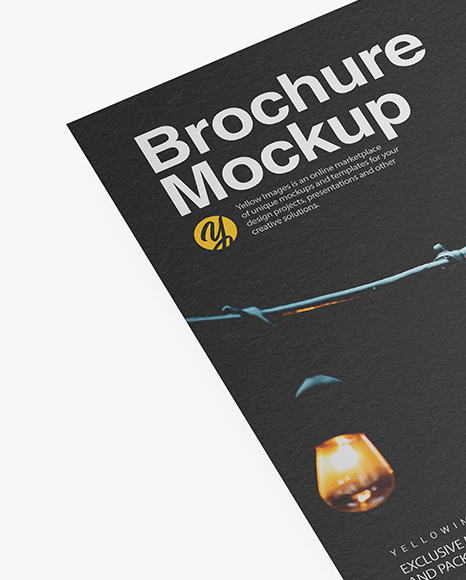 Textured Brochure Mockup