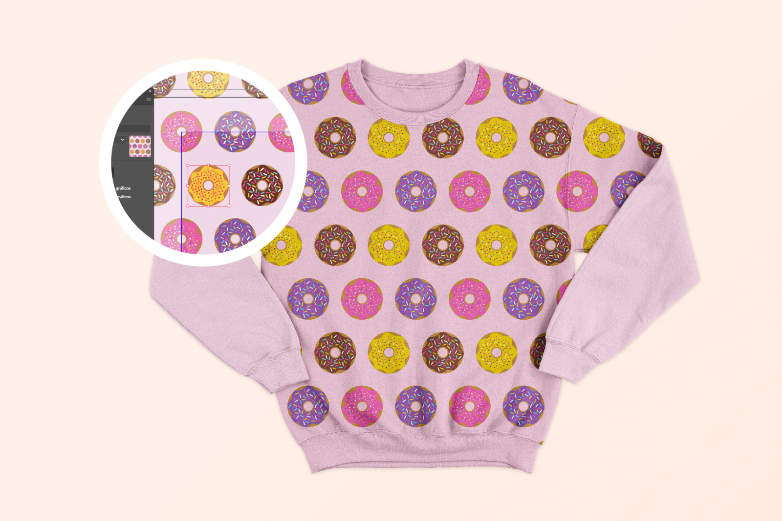 Donuts Seamless Patterns