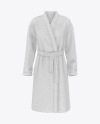 Women&#039;s Terry Robe Mockup - Front View