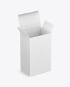 Opened Paper Box Mockup