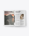 Magazine With Pen Mockup