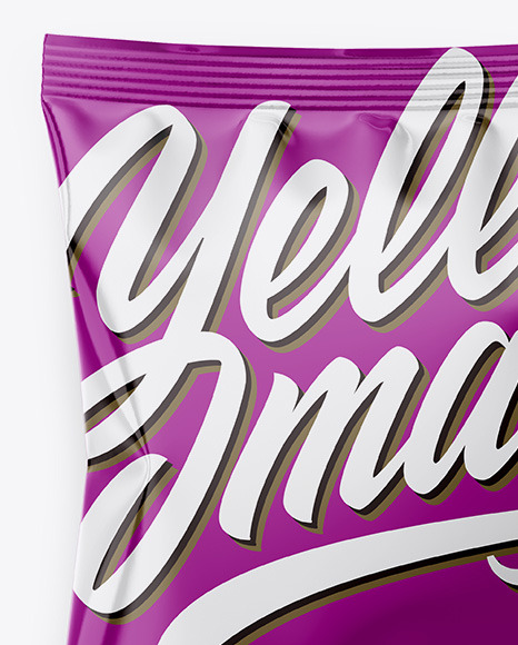 Glossy Snack Package Mockup