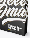 Paper Box Mockup