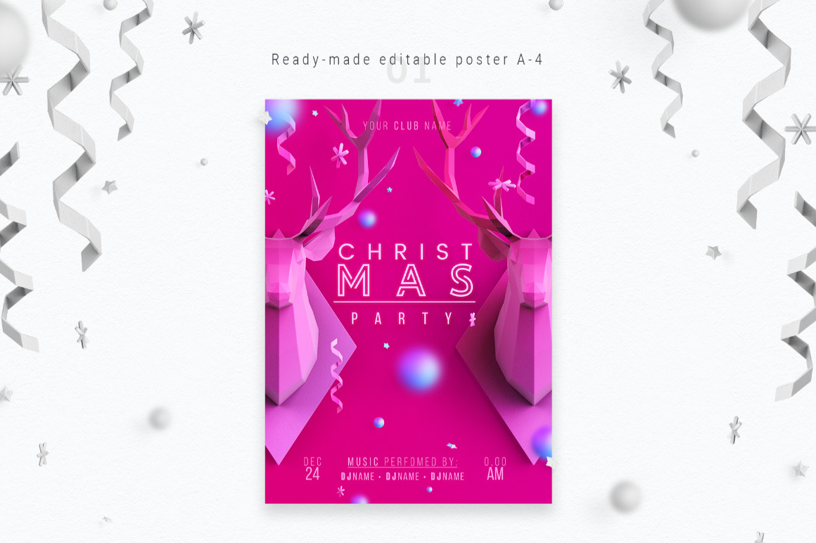 Incarnadine Christmas / Layered PSD Incarnadine Christmas / Layered PSD