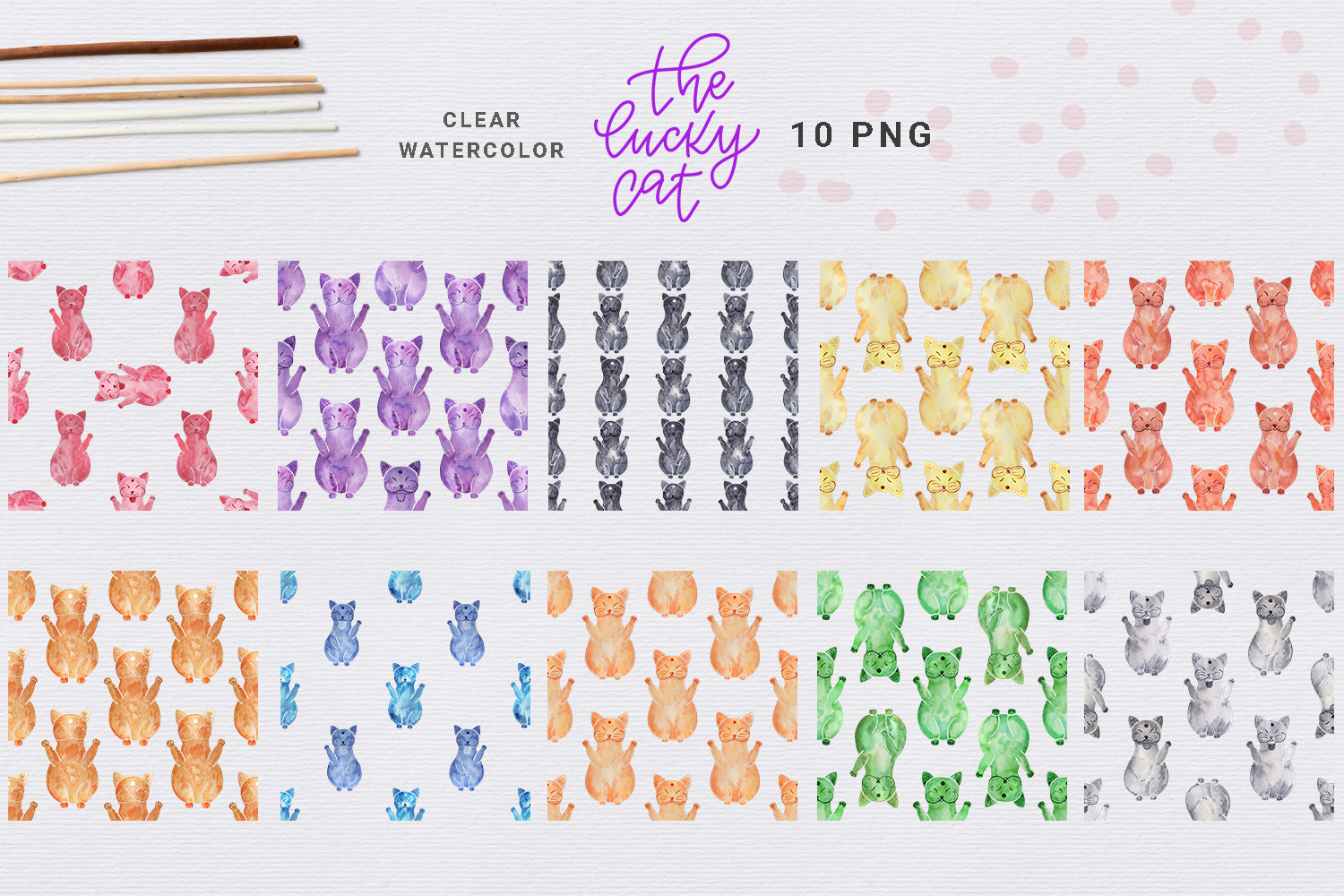 The Lucky Cat - Patterns The Lucky Cat - Patterns