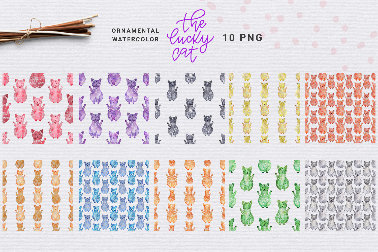 The Lucky Cat - Patterns The Lucky Cat - Patterns