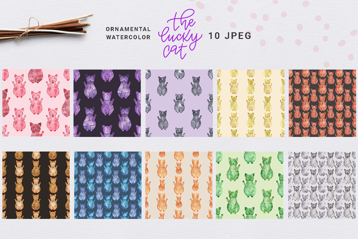 The Lucky Cat - Patterns The Lucky Cat - Patterns