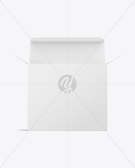 Opened Paper Box Mockup