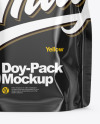 Glossy Doy-Pack Mockup