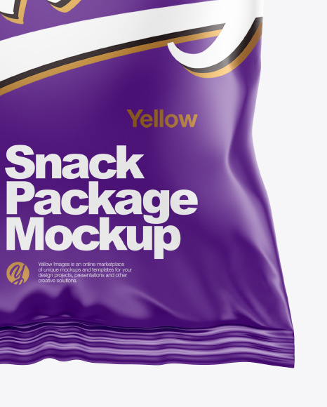 Matte Snack Package Mockup