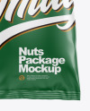 Plastic Bag with Peanuts Mockup